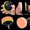 6Pcs Foam Pad Buffer Kit Polishing Machine Wax Pads 3/4/5/6/7 Inch For Removing Scratches Car Polishing Sponge Pads Set