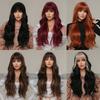 Ladies' Fashionable Daily Long Hair Temperament Fluffy Big Roll Wig Cover