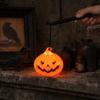 Spooky Pumpkin Light Halloween Lantern, Handheld Up Themed Decoration Lamp for Party Favors, Outdoor Indoor Decor Lantern