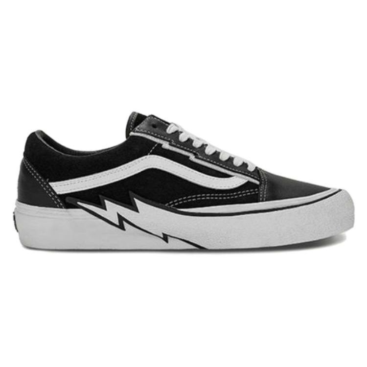 Mastermind World x Vans Old Skool VLT LX Bolt - Punk Culture Unisex Sneakers Black VN0007PRBLK