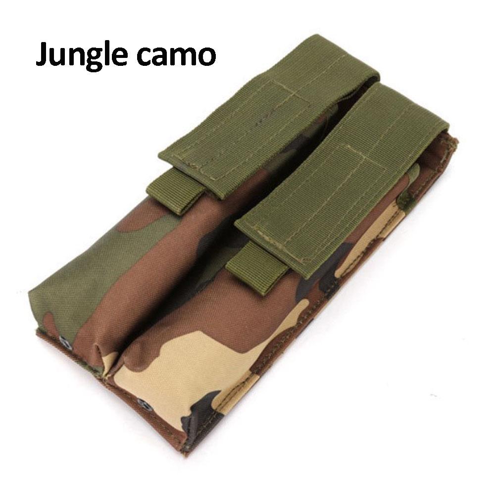 Sac de chargeur Molle camouflage en nylon 1000D, deux unités, pochette de chargeur tactique, étui de chargeur.