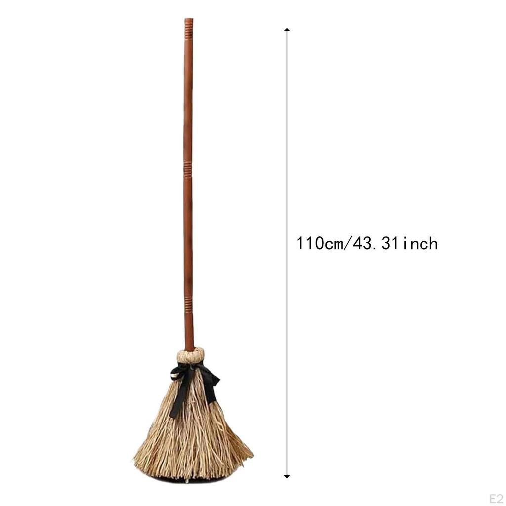 Dancing Witch Broom Halloween House Decoration Gathering Props Present Easy Setup Floating Witch's