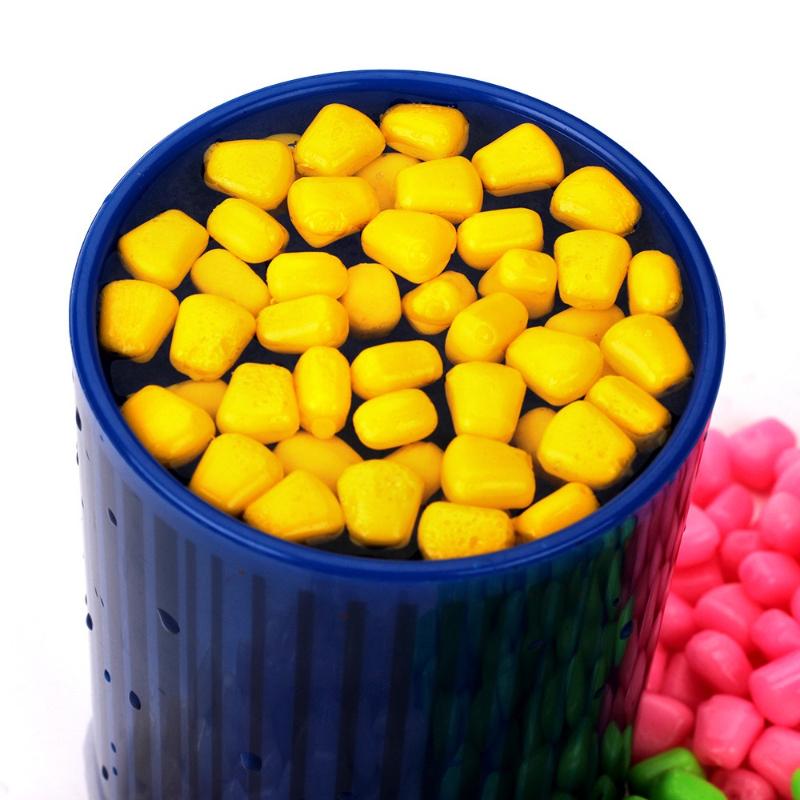 100Pcs/Pack Fishing Corn Floating Boilies Flavoured Soft Lure Silicone Bait for Grass Carp Artificial Bait