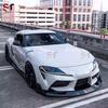Compatible with Toyota Supra A90/A91 Carbon Fiber AG Style Body Kit: Front Lip, Rear Lip, Side Skirts, Tail Wing.