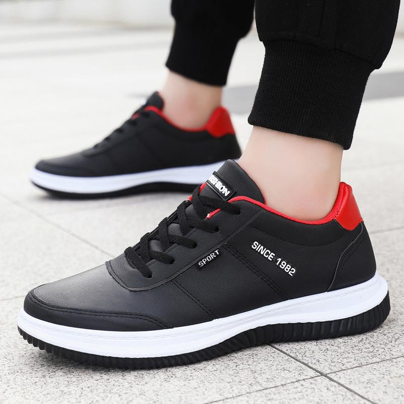 

Men s shoes 2025 spring and autumn new casual business sports shoes student running shoes men s casual PU 39