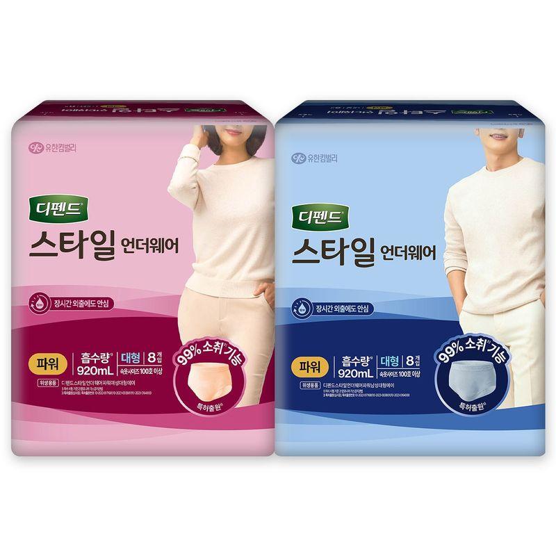 

Трусы Depend Style Power Large 8 шт. x 4 Male