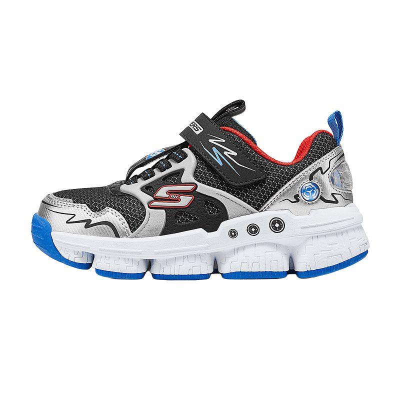 Skechers Kids Mesh Fashion Comfortable Non-Slip Durable Low-Top Casual Shoes Kids sneakers Black 407117L-BKBL 27.5