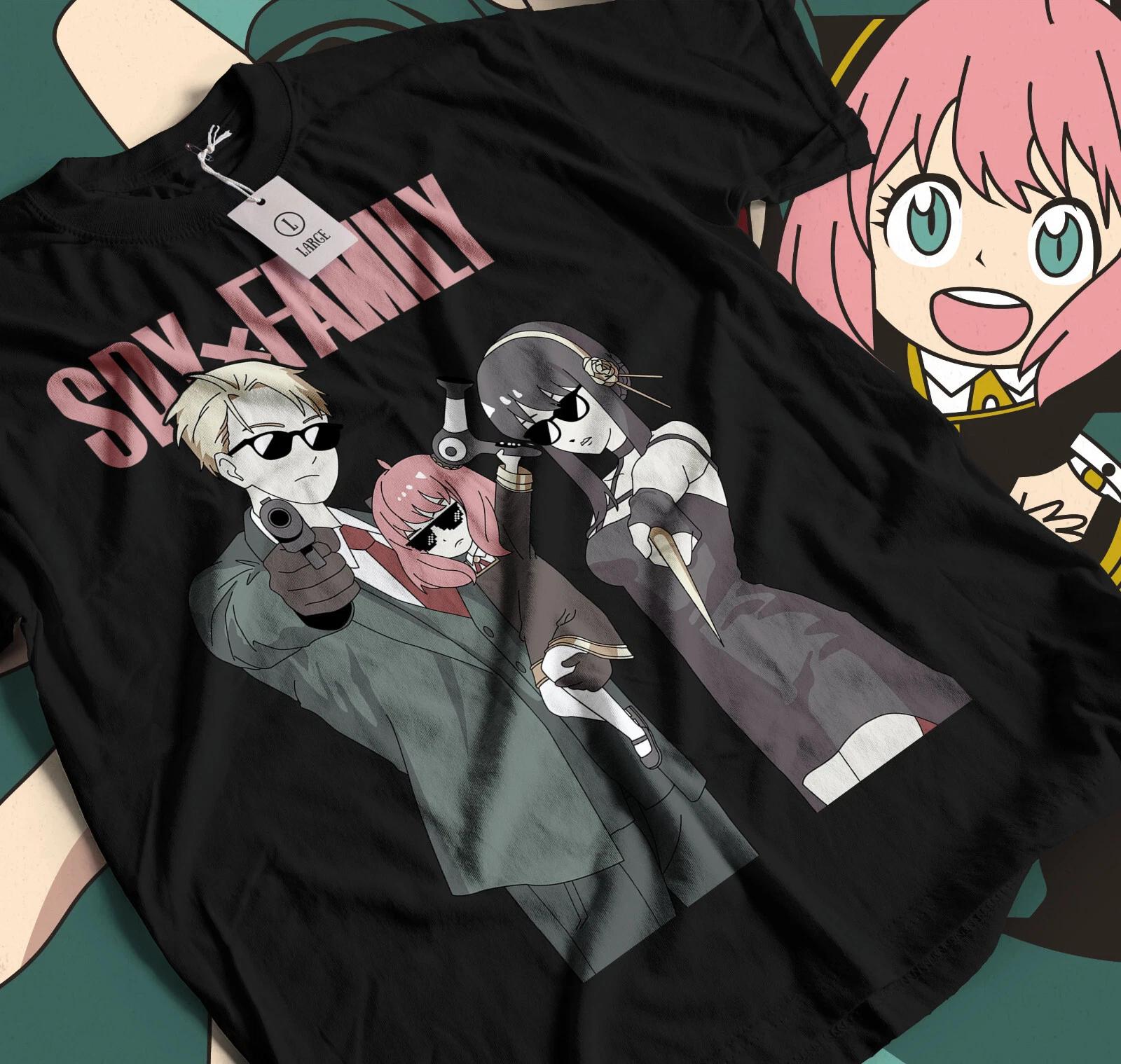 

MENS WOMENS Spy x Family T-Shirt Anime,Loid,Yor,Anya,Bond,Forger,Funny Shirt Tshirt 071 S