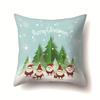 Christmas Santa Claus, Trees, Etc. Polyester Pillow, Sofa Cushion, Bedside Decoration