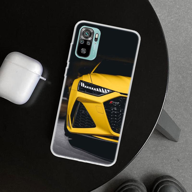 Super Car For A-Audis R-S Sport Phone Case Cover for Xiaomi Redmi Note 15 14 13 12 11 Pro Plus 14S 12S 11S 11T 11E 10S 10 Custom