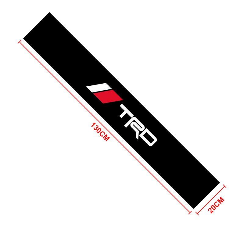 1Pcs Car Windshield Sticker Fashion Sport Decals Decoration Sticker for Toyota TRD GR RAV4 Levin Reiz Corolla Chr Camry Racing