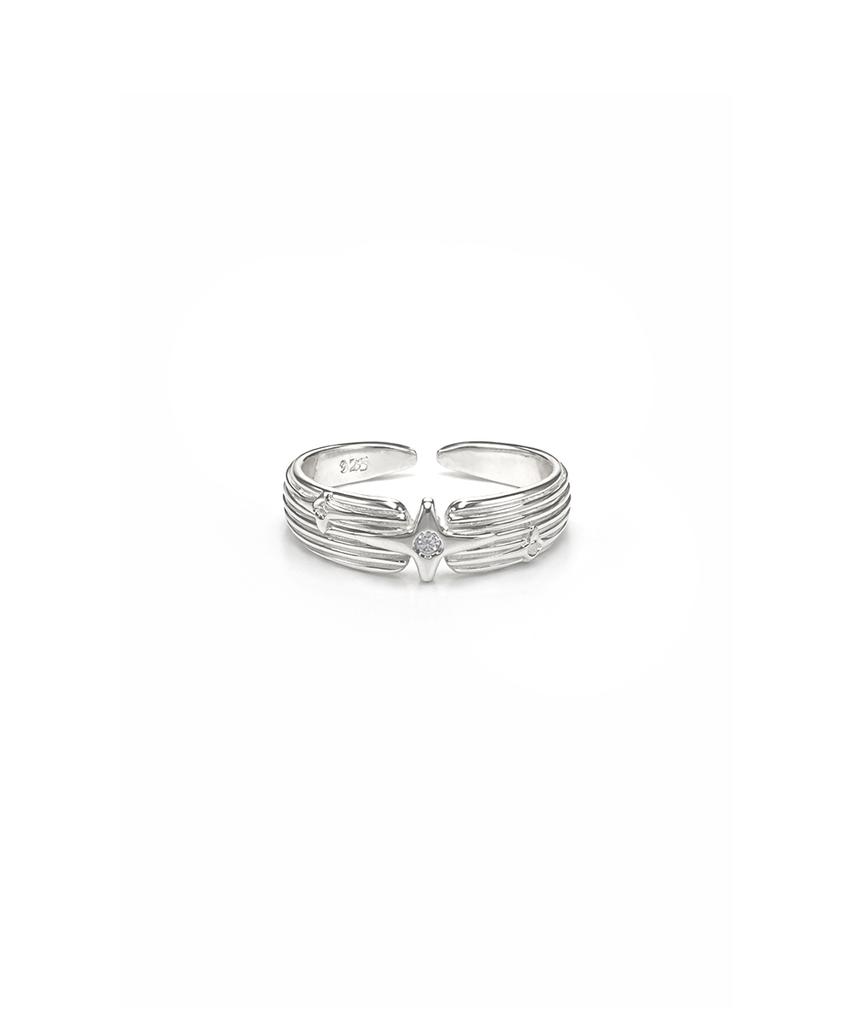 Xanadu Glow Line Ring | Silver