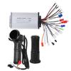 LCD Display Throttle Grip with 12 Tube Sinusoid 48v 60v 64V Electric Bike Controller for EBike