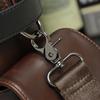Korean Style Men's Crazy Horse Leather Crossbody Travel Bag - Large Capacity, Casual Shoulder Handbag
