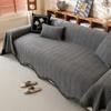 All-Season Universal  Chenille Sofa Throw Cover Minimalist Modern Anti-Cat Scratch Non-Slip Washable Couch Cover Soft Mats