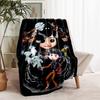 1pc Blanket - Coraline Print Design, Lightweight Blanket for Sofa, Bed- Soft &Warm, Gift for All Seasons