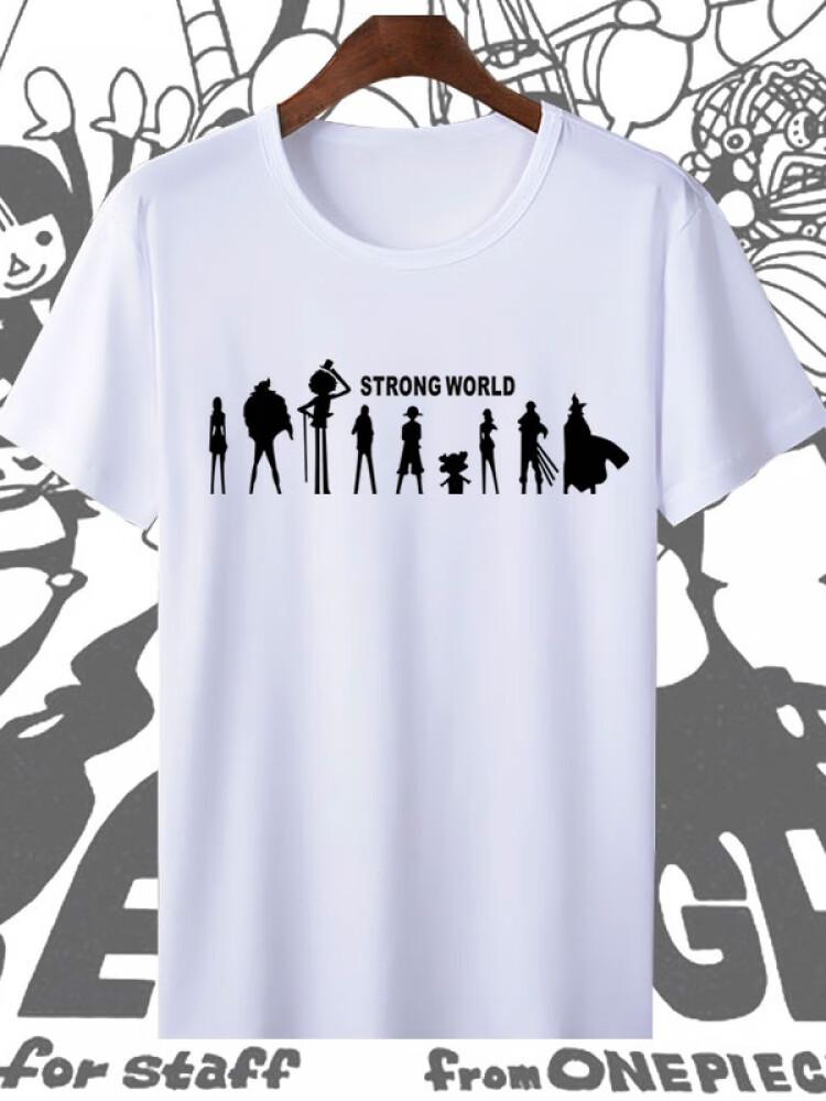 One Piece Luffy Unisex Tshirt 2026 Summer New Popular Anime Print American Trend Casual Parentchild Short Sleeved Top