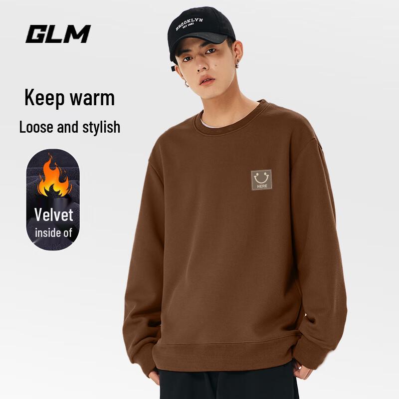 

GLM Men s Plush Lined Round Neck Sweatshirt 3XL