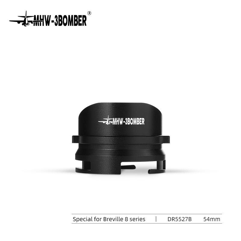 MHW-3BOMBER 54/58mm Espresso Dozaj Halkası Breville/Barsetto Portafiltreler için Eller Serbest Dozaj Hunisi Ev Barista Aksesuarları