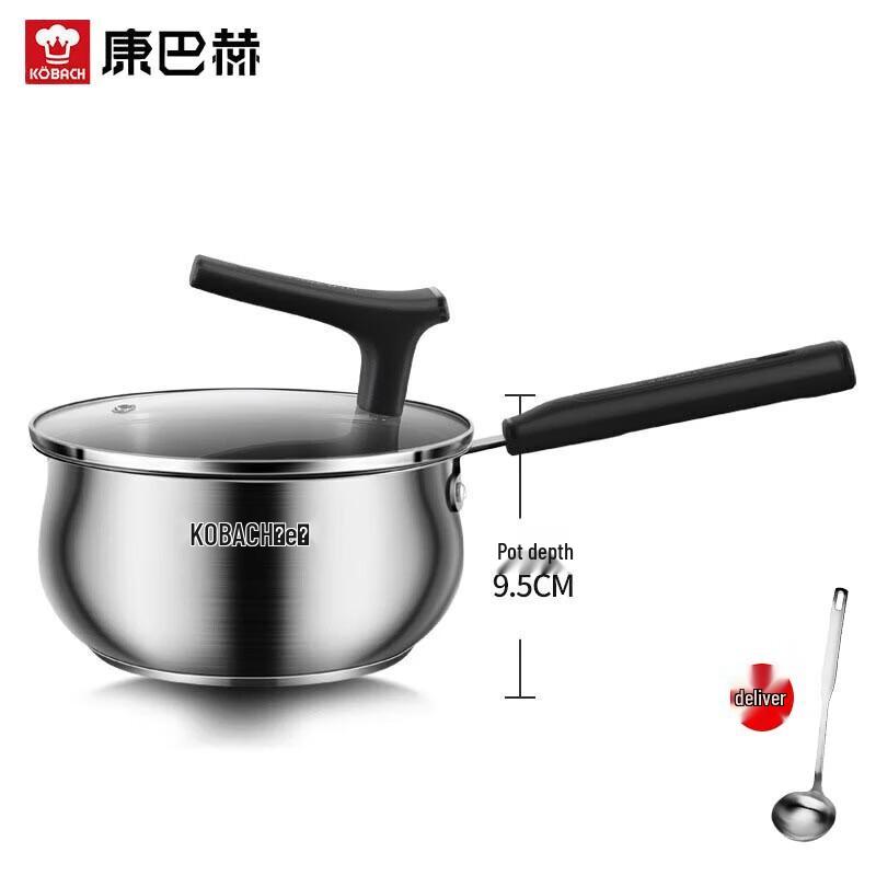 KOBACH 18cm 304 Stainless Steel Multi-Purpose Pot