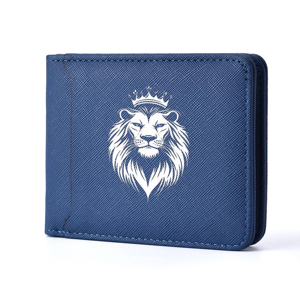 Men's Wallet Short Ultra-Thin Personalized Design Multi-Card Slot Man's Wallet Multi-Functional Credit Card Holder