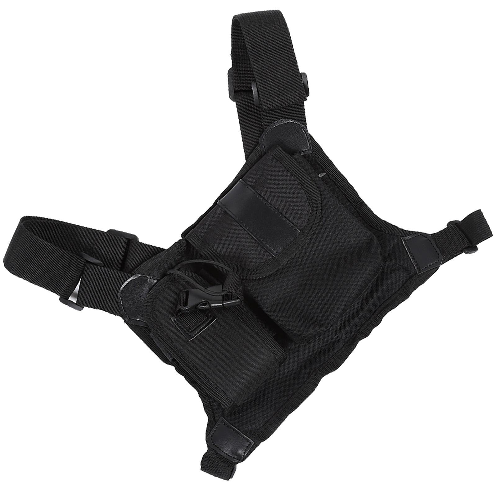 

Двусторонняя радиосвязь нагрудный карман рюкзак держатель для аксессуаров радио футляр для переноски