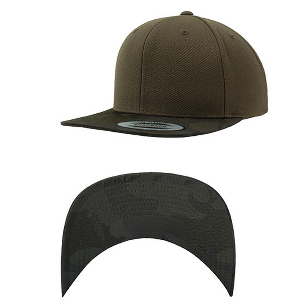 Flexfit Camo Snapback Visor Cap