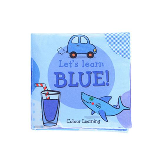 

Тканевая книга, удобная сенсорная интерактивная игрушка, яркий цвет, красочная игрушка-книжка с животными для детей синий