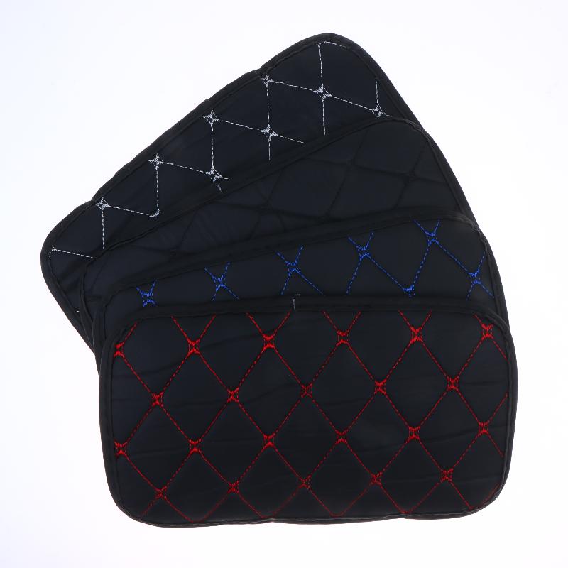 Universal Car Leather Armrest Mat Auto Armrests Storage Box Mats Dust-Proof Cushion Cover Armrest Protector Waterproof Interior