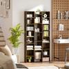 21-Compartment Bookshelf - Brown