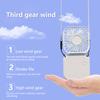 Mini Folding Hanging USB Charging Desktop Office Convenient Pocket Small Fan Outdoor