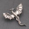 Vintage Viking Dragon Brooch Pin Unisex Alloy Accessory Bold And Unique