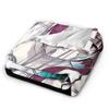 Super Soft BlanketKids Adult Camping Serial Experiments Lain Throw Blanket Flannel Bedspread For Couch Chair Sofa Bed Cover