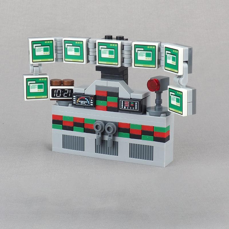 

MOC 1 шт. 3069 3068 Интеллектуальная платформа для компьютерных исследований Набор строительных блоков Печатная панель управления данными Кирпич Игрушки Подарки