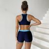 Women's Swimsuit Sports Shorts High Waist Black Sexy Bikini Set