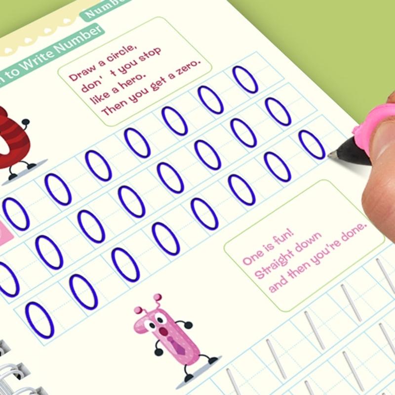 Magisches Übungsheft für Kinder - Verbessern Sie die Handschrift mit diesen wiederverwendbaren Büchern