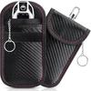 LivTee Faraday Key Fob Protector, RFID Blocking Faraday Bag for Car Keys (3.15'' × 5.12''), Anti-Theft Signal Blocking Pouch for Key Fob Security (2