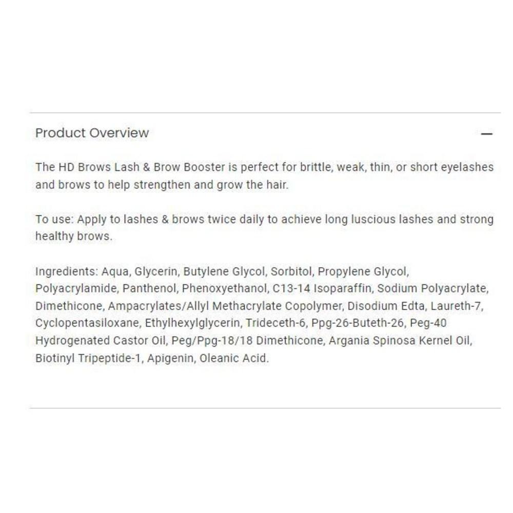 HD Brows HB Brows Eyebrow Lash & Eyebrow Booster 2 Pack, 2 Pieces