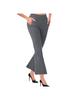 2024 Women's Casual Knitted Flare Pants with Side Pockets - Slimming Design and Long Leg Effect