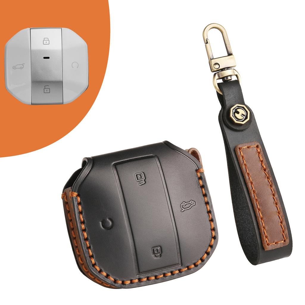 Suitable for Jietu traveler key case, leather through PRO Chery 24 Shanhai T2 car key case