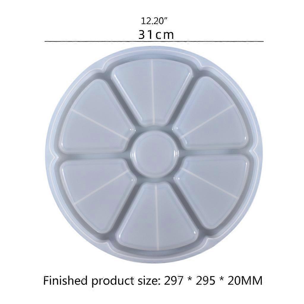 DIY Mold Nut Snacks Tray Organizer Box Dish Silicone Mold Tray Coaster Resin Mold Serving Board Plate Epoxy Resin Mould