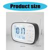TV Shape Digital Display Alarm Clock With Thermometer and Calendar for Student Bedroom