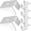 10 Pcs File Cabinet Shelf Clips Buckle Heavy Duty Steel Shelf Support Clips Functional Shelving Clip For Cabinets Metal Pegs