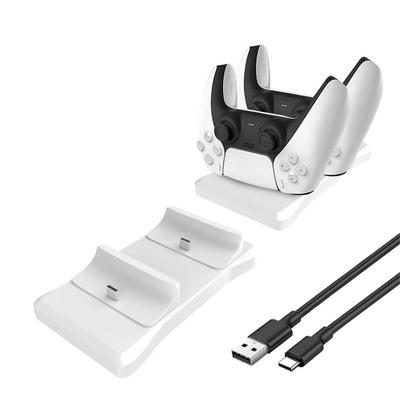 Doppel-Controller-Ladestation für Playstation 5 Ladestation PS5 Kompatibel mit DualSense Controllern