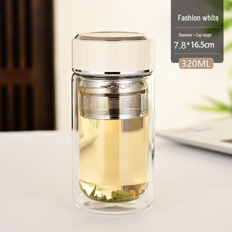 Shangqi Double-Wall Glass Tea Cup