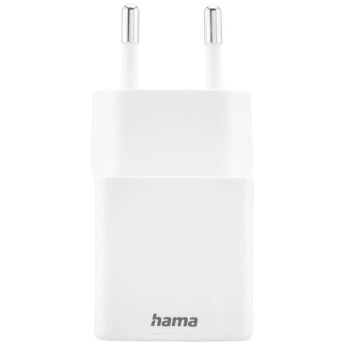 Hama 00201991 Chargeur USB 20 W 1x USB-C®, 1x USB-A Power Delivery, QC 3.0 blanc intérieure chargeur rapide