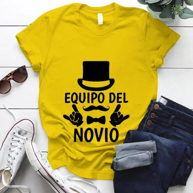 

Футболка с принтом «Команда жениха» Equipo De Novio Футболка с принтом «Девичник, девичник, мужская футболка» Одежда для жениха на свадьбу Футболки Лучшие мужские топы S бежевый
