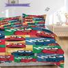 1PC Sesame Street pattern Bedding Quilt Set Quilt Cover Pillowcase Home Decoration Birthday Gift (1 * duvet cover + 2 * pillowcase, without core)