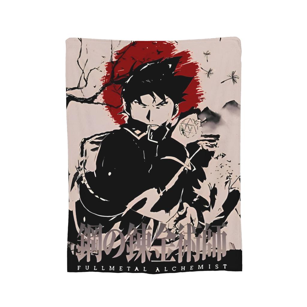 Fullmetal Alchemist Blanket Cover Flannel Anime Manga Warm Throw Blankets for Bedding Couch Bed Rug
