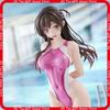 Anime Action Figure Rent Girlfriend Chizuru Mizuhara Competitive Swimwear Pose Collectible Model Doll Otaku Gift For Collection